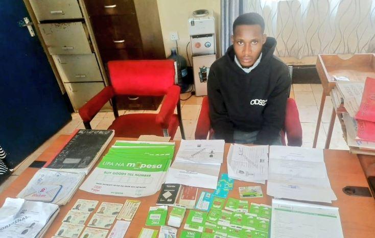 Sim Swap suspect Emmanuel Kiprono.